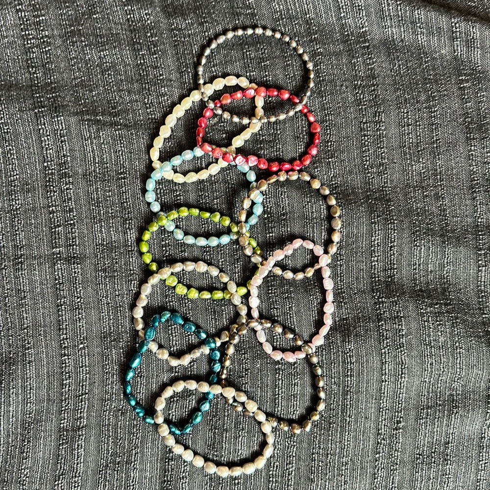 Pearl bracelets
